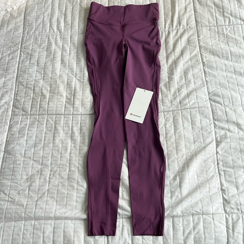 Lululemon Bace Pace HR tight 28" in vintage plum